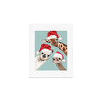 Christmas Animals Gang Art Print Gallery Image 1
