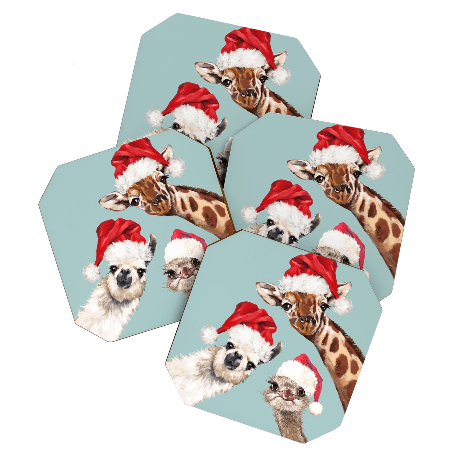 Christmas Animals Gang Coaster Gallery Image 1