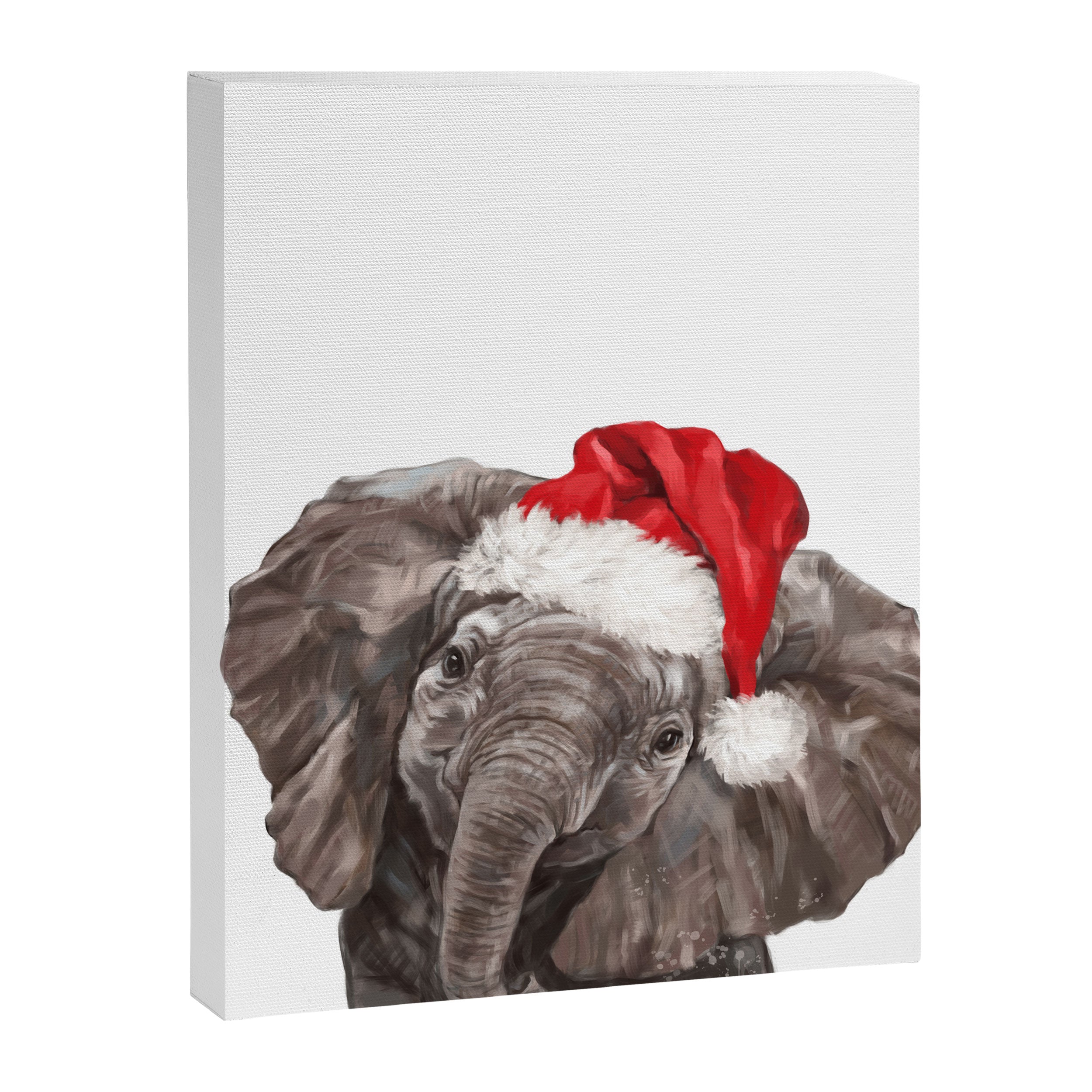 Christmas Baby Elephant Canvas Print Gallery Image 8