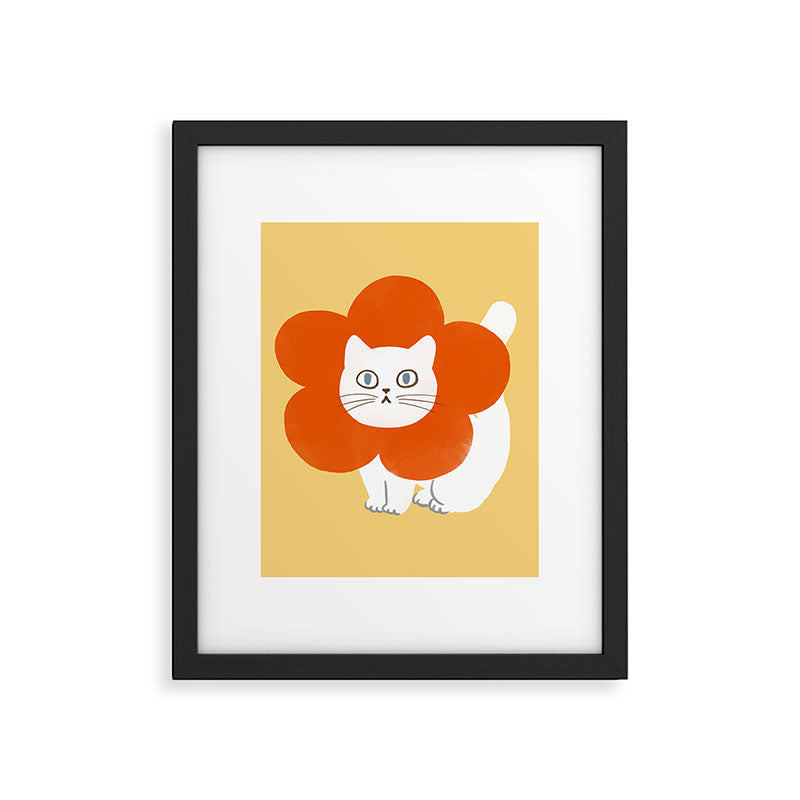 Flowers Cat 08 - Flowerhead Mood Framed Art Print Gallery Image 6