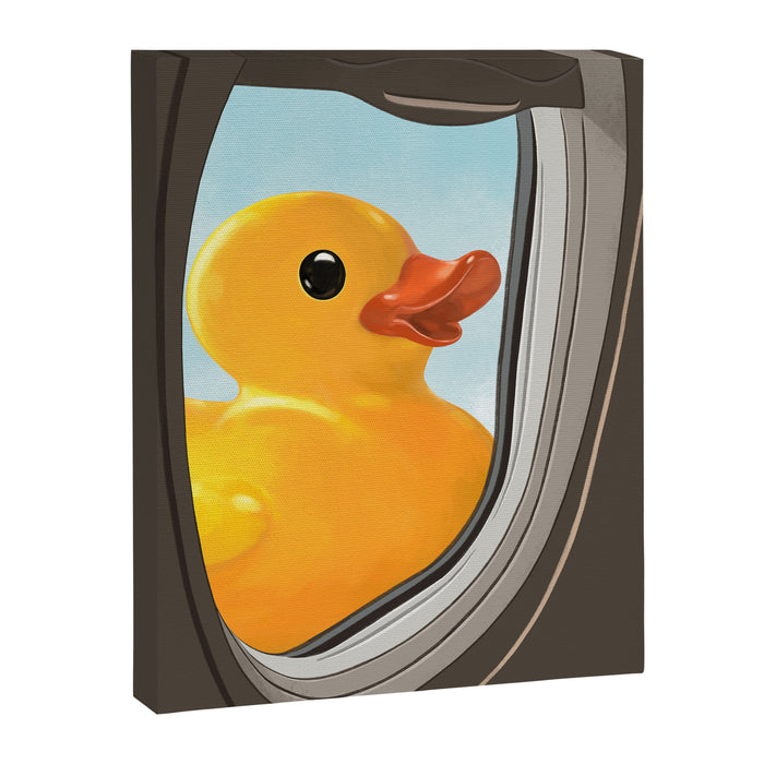 Hello! Yellow Duck Canvas Print Gallery Image 1