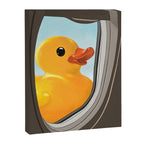 Hello! Yellow Duck Canvas Print Gallery Image 8