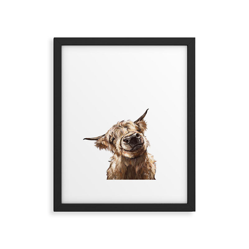 Highland Cow Framed Art Print Gallery Image 6