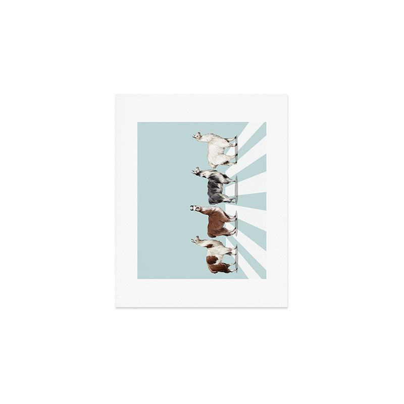 Llama The Abbey Road #1 Art Print Gallery Image 1