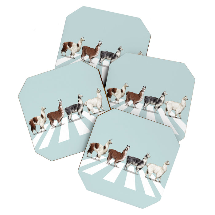 Llama The Abbey Road #1 Coaster Gallery Image 1