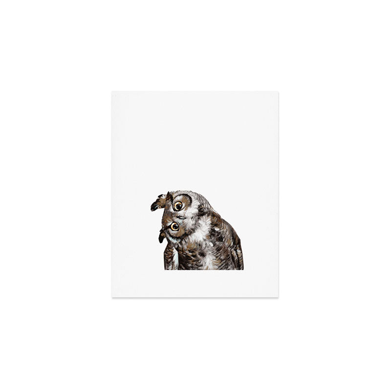 Owl Art Print Gallery Image 1
