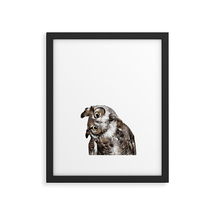 Owl Framed Art Print Gallery Image 1