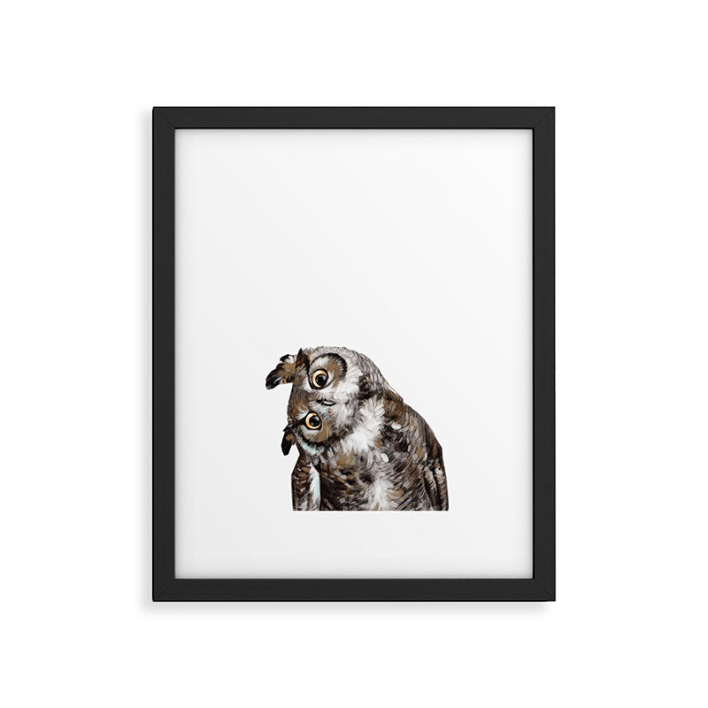 Owl Framed Art Print Gallery Image 4