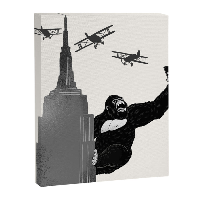 Selfie King Kong Canvas Print Gallery Image 1
