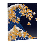 Shiba Inu The Great Wave in Night Canvas Print Gallery Image 8