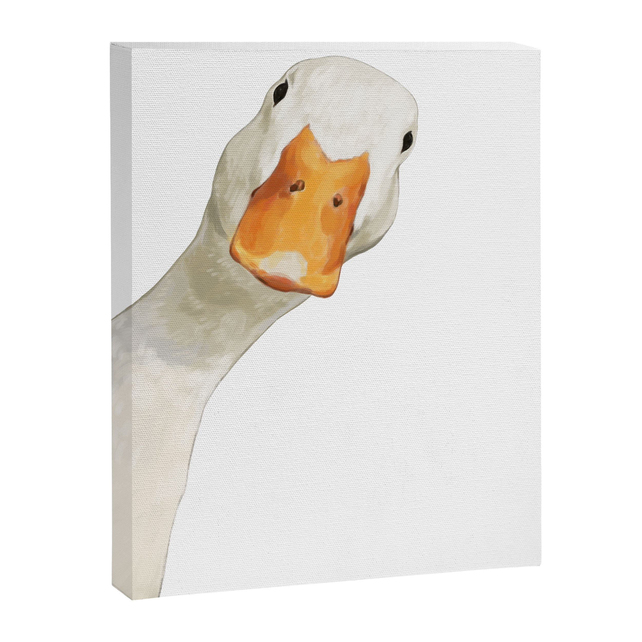 Sneaky White Duck Canvas Print Gallery Image 8
