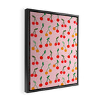 Cherry pattern Framed Canvas Print Gallery Image 2
