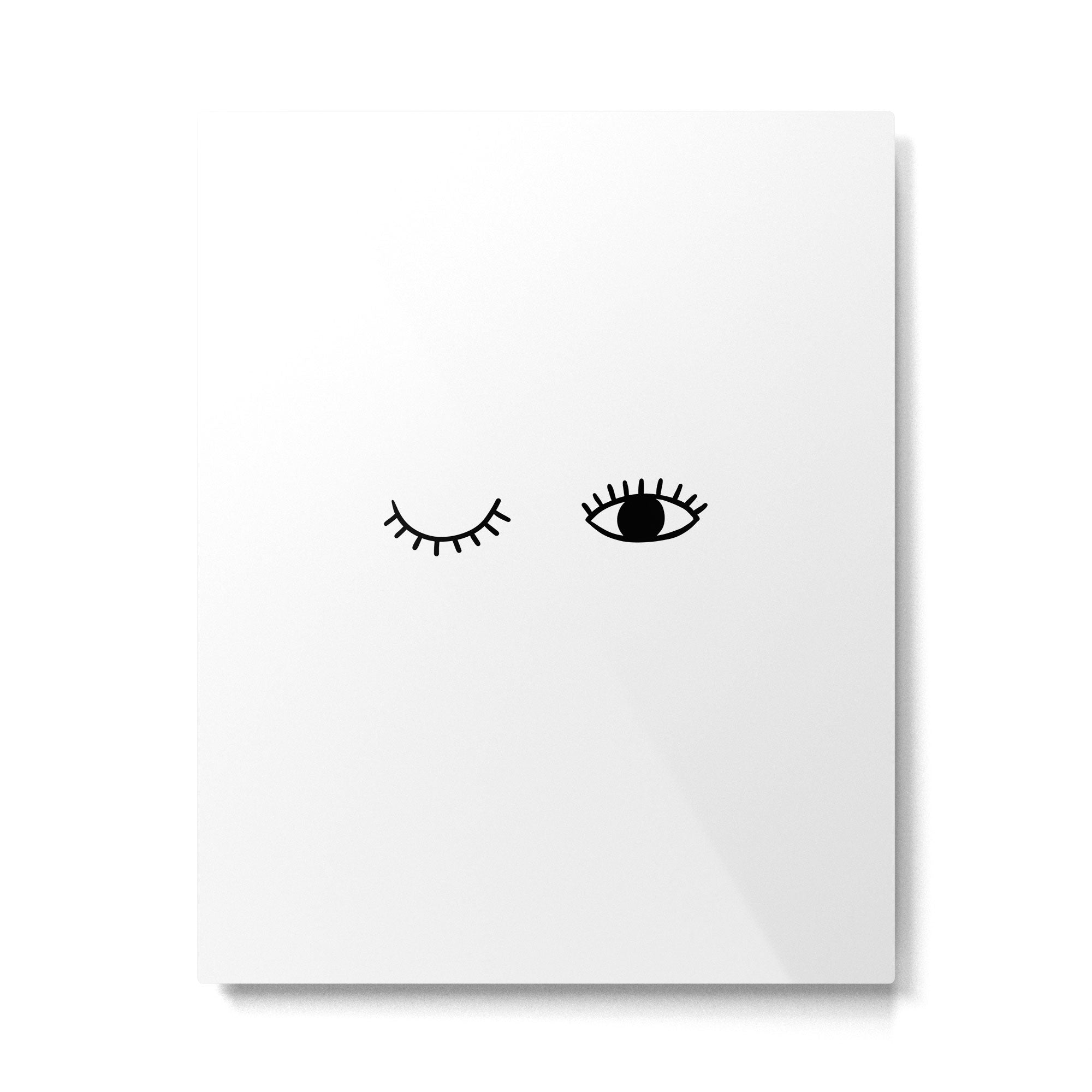 Eye wink Metal Print Gallery Image 6