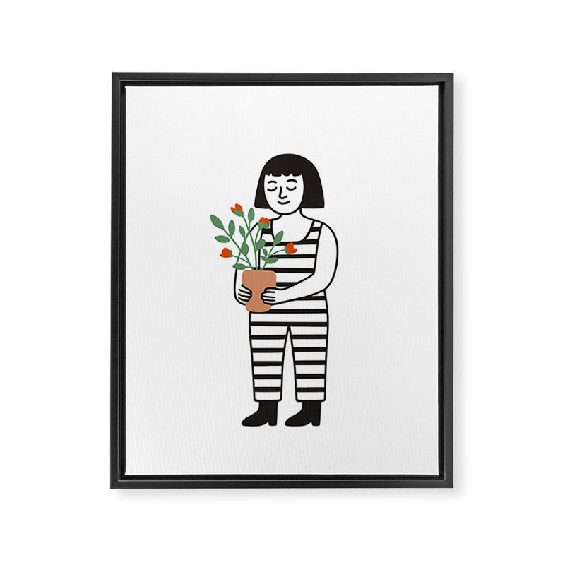 Nurture in Bloom Framed Canvas Print Gallery Image 8