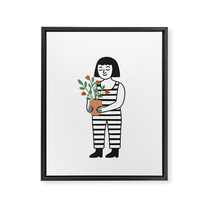 Nurture in Bloom Framed Canvas Print Gallery Image 1