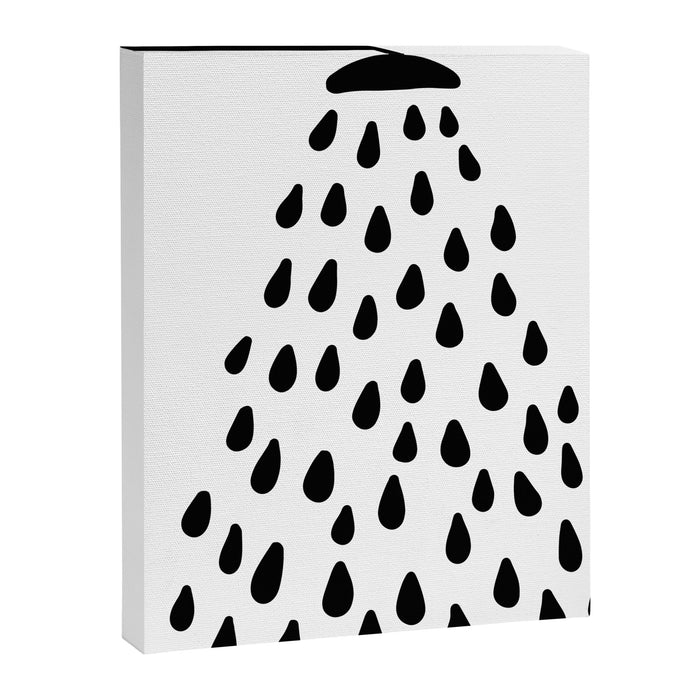 Shower in bathroom Canvas Print Gallery Image 1