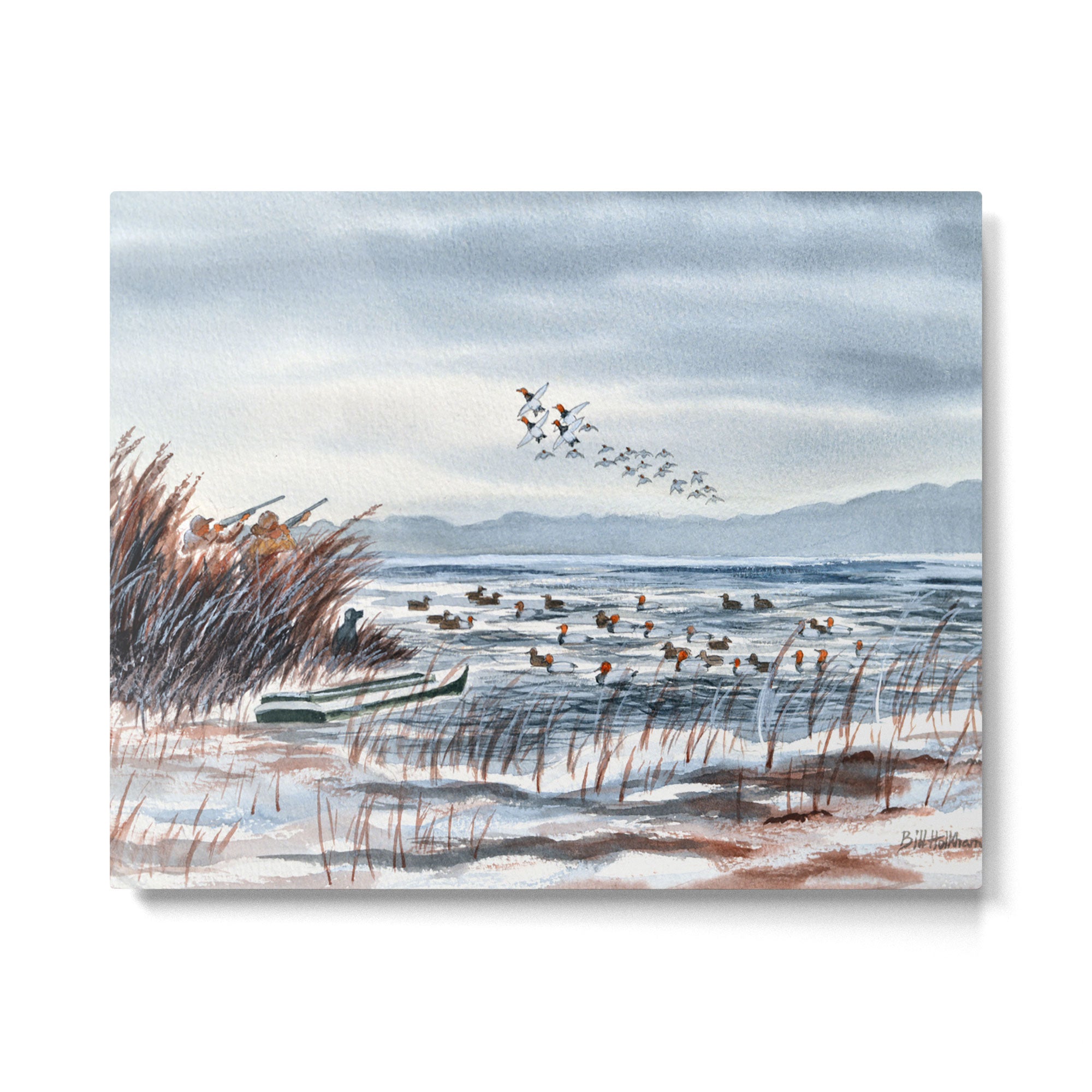 Duck Hunting For Canvasbacks Metal Print Gallery Image 4