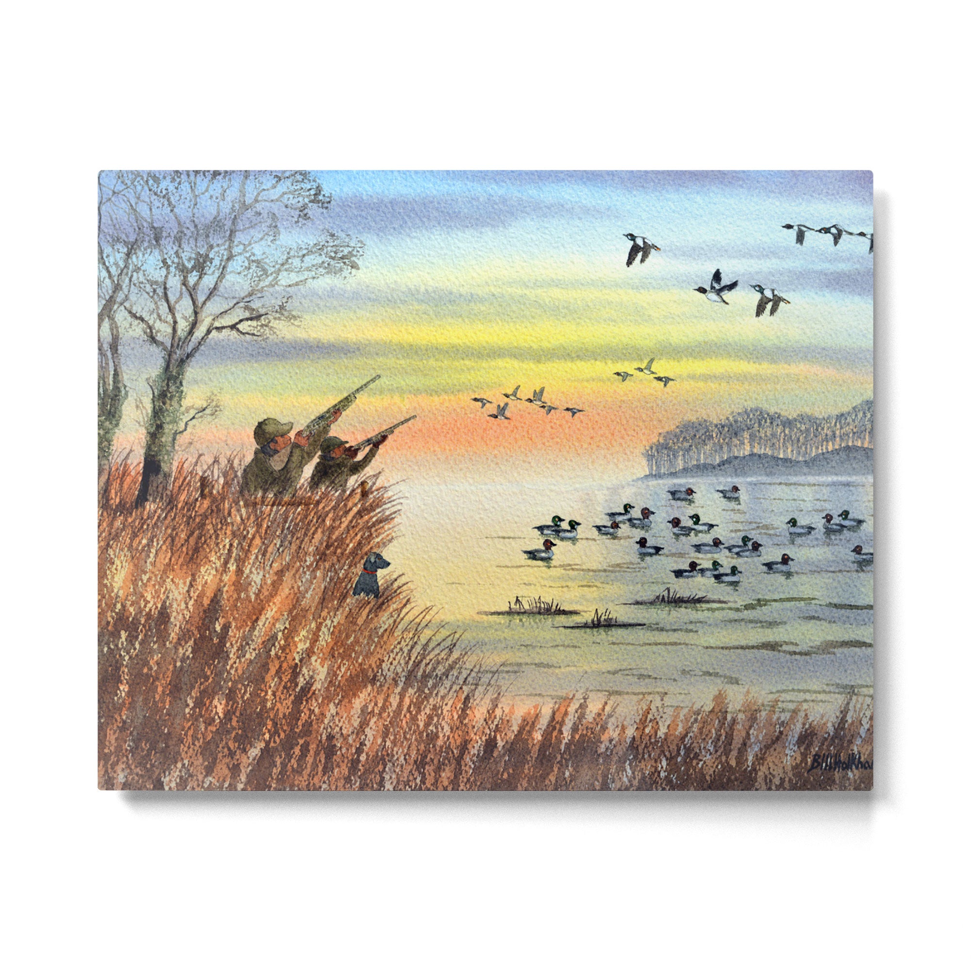 Duck Hunting With Dad For Goldeneye Metal Print Gallery Image 4