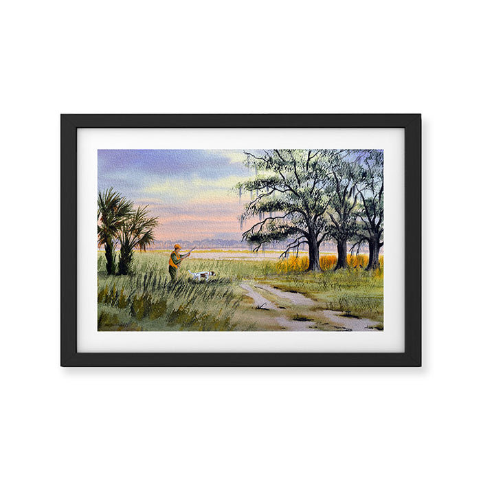 Hunting For Bobwhite Quail Framed Art Print Gallery Image 1