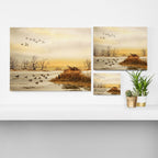 Hunting Pintail Ducks Canvas Print Gallery Image 3