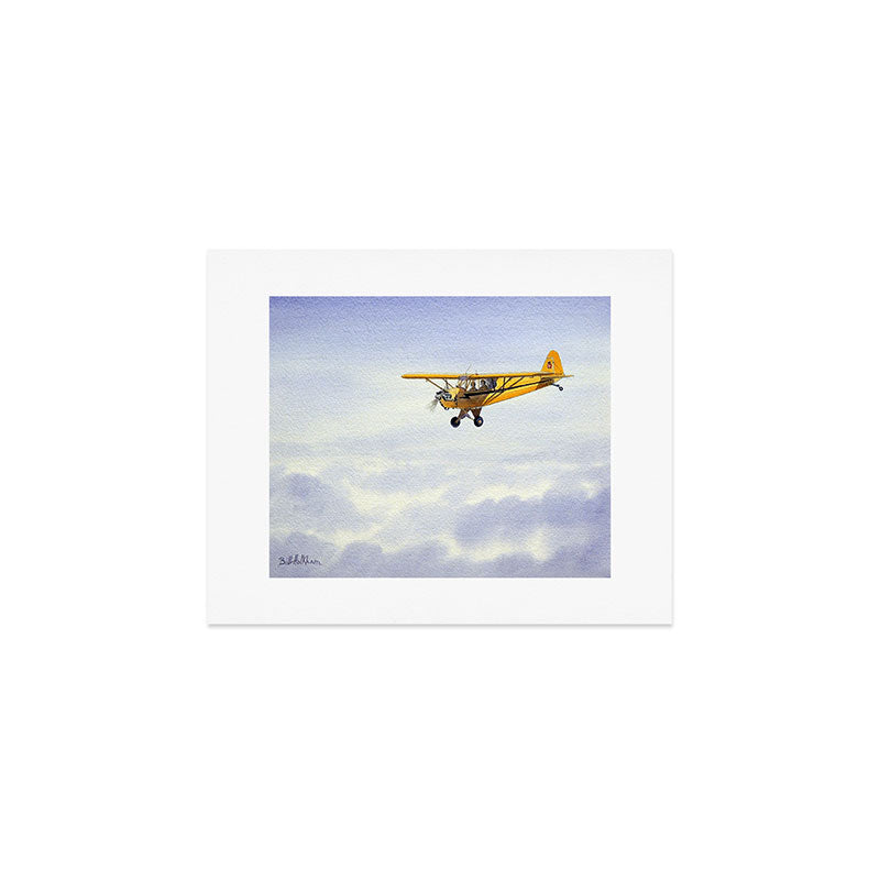 J-3 Piper Cub Aircraft Art Print Gallery Image 1