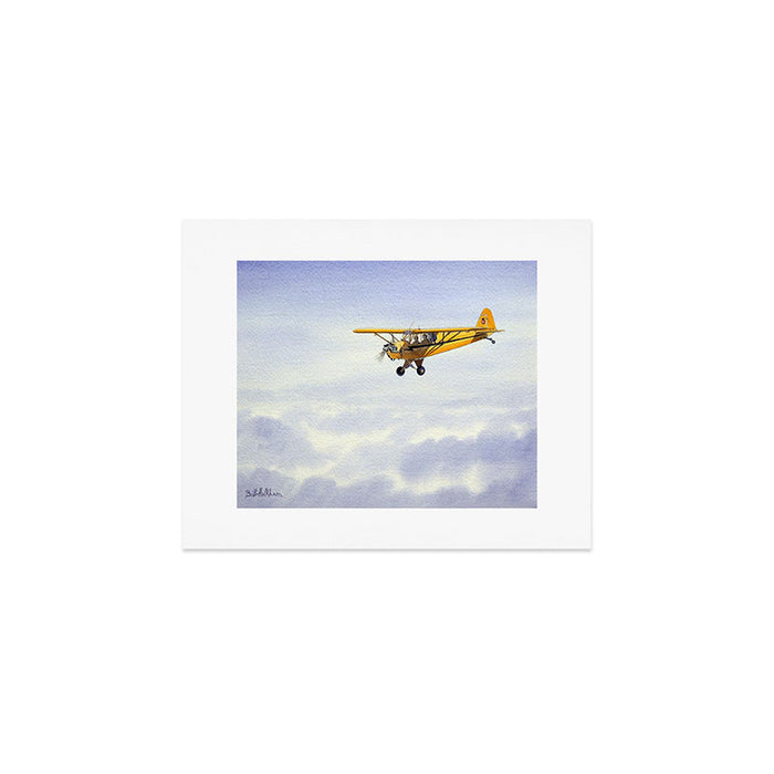 J-3 Piper Cub Aircraft Art Print Gallery Image 1