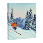 Skiing The Clear Leader Canvas Print Gallery Image 6