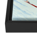 Skiing The Clear Leader Framed Canvas Print Gallery Image 3