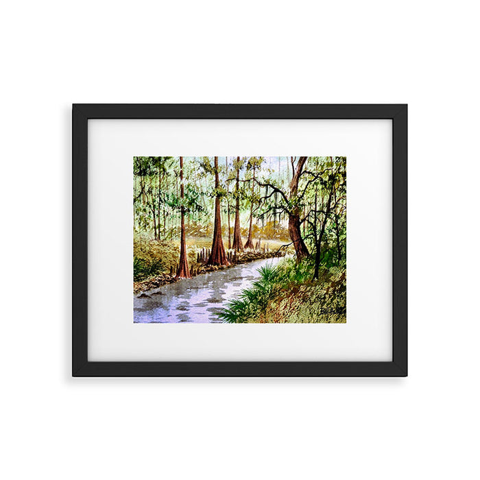 Sopchoppy River Florida Framed Art Print Gallery Image 1