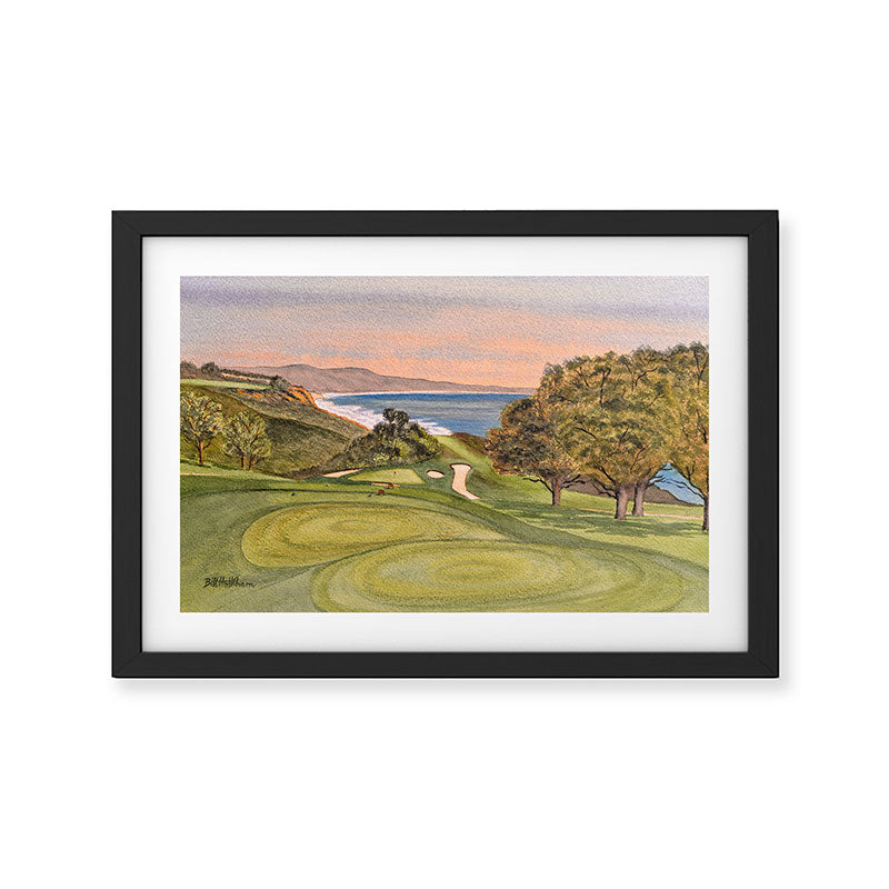 Torrey Pines South Golf Course Hole 6 Framed Art Print Gallery Image 2