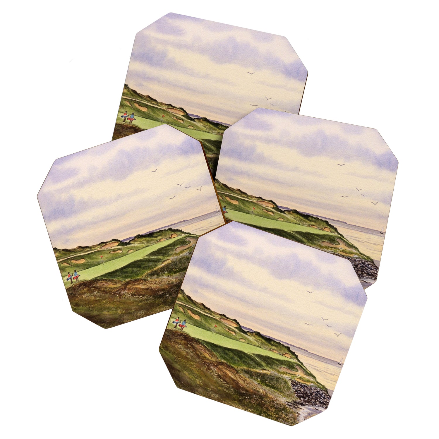 Whistling Straits Golf Course Hole 7 Coaster Gallery Image 1