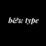 b&w type