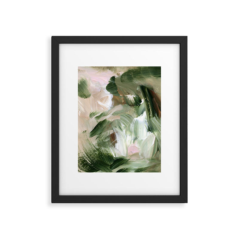 Sage green and beige vol.4.1 Framed Art Print Gallery Image 6