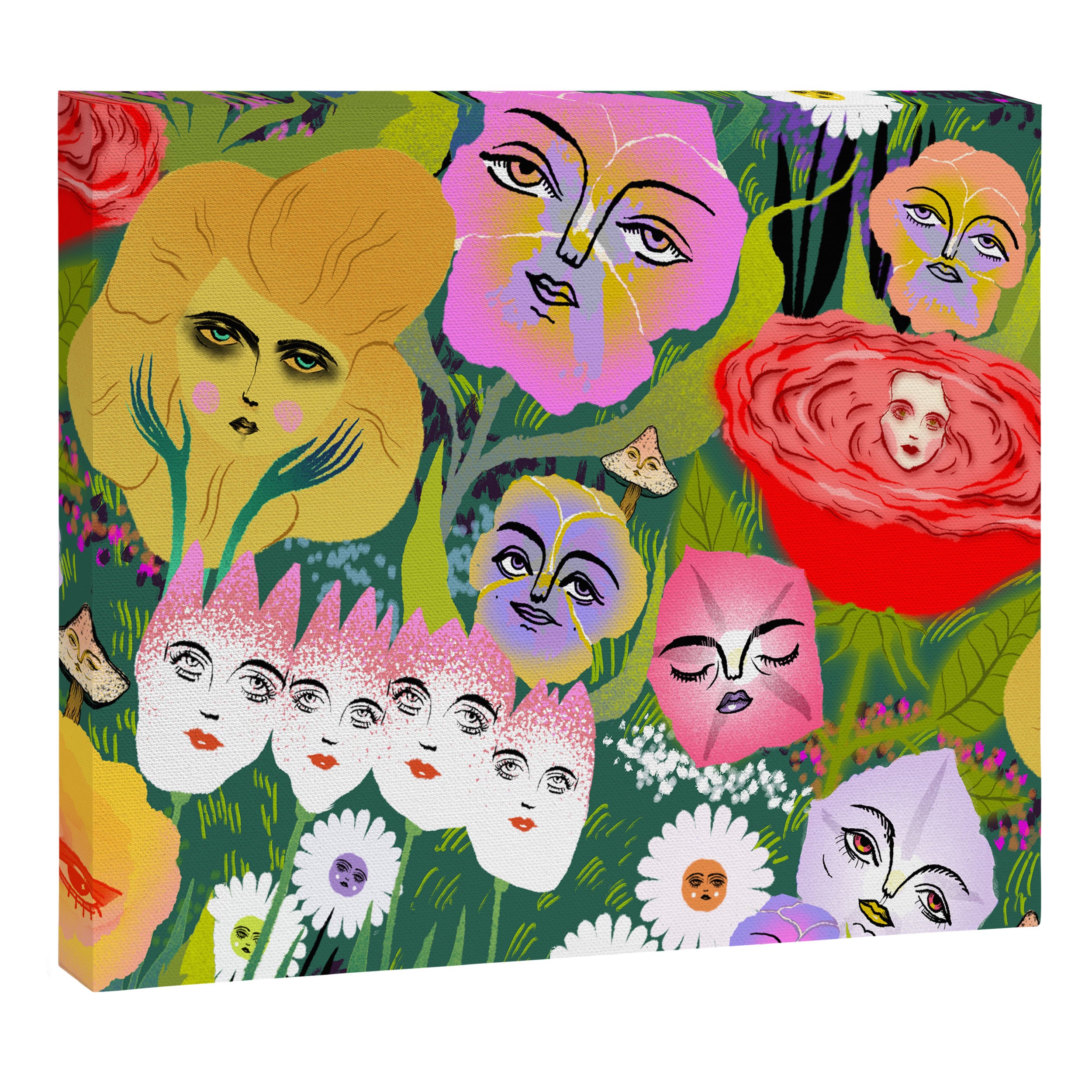 flower garden Canvas Print Gallery Image 6