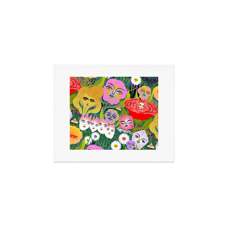 flower garden Art Print Gallery Image 1