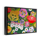 flower garden Framed Canvas Print Gallery Image 2