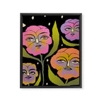 Night Pansy Framed Canvas Print Gallery Image 8
