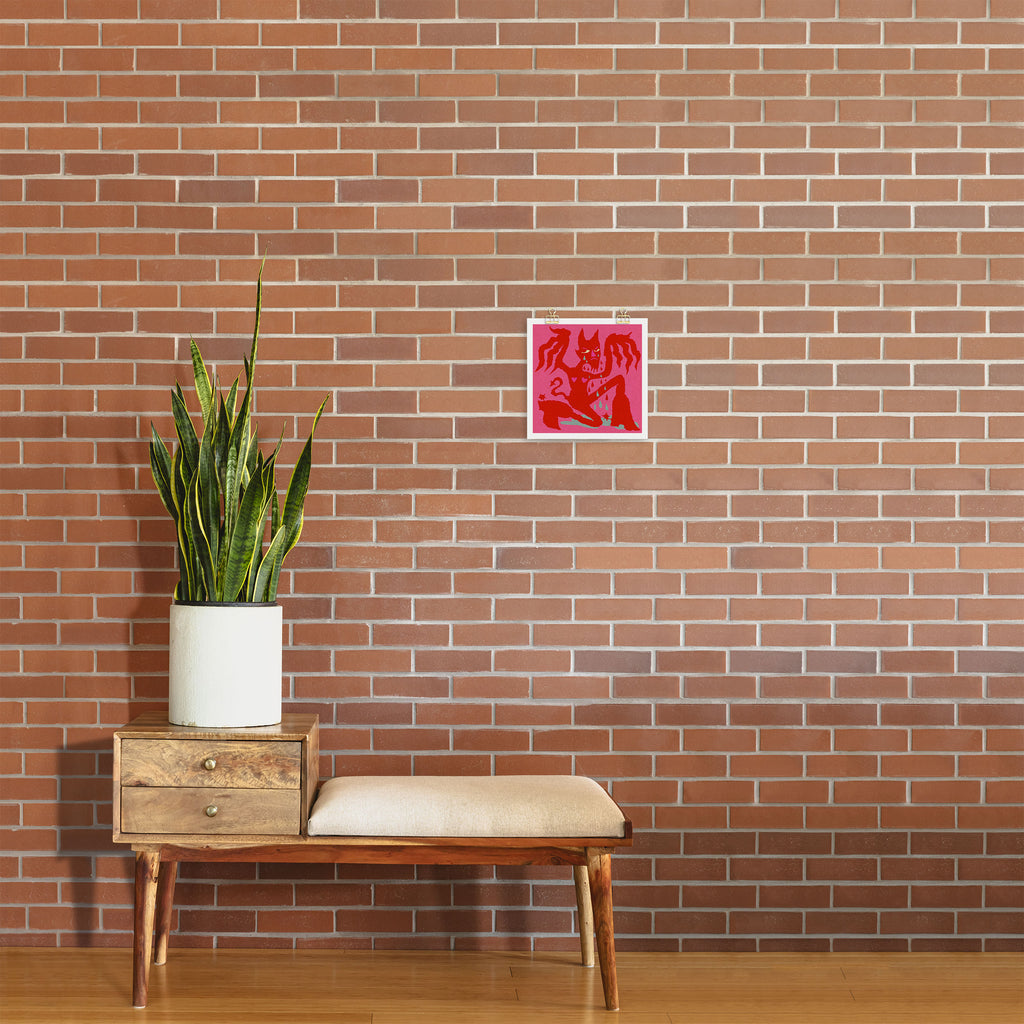 sad devil Art Print Gallery Image 2