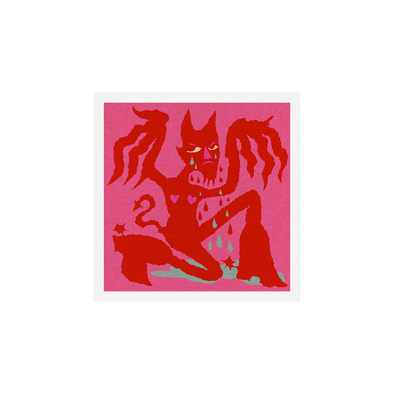 sad devil Art Print Gallery Image 1