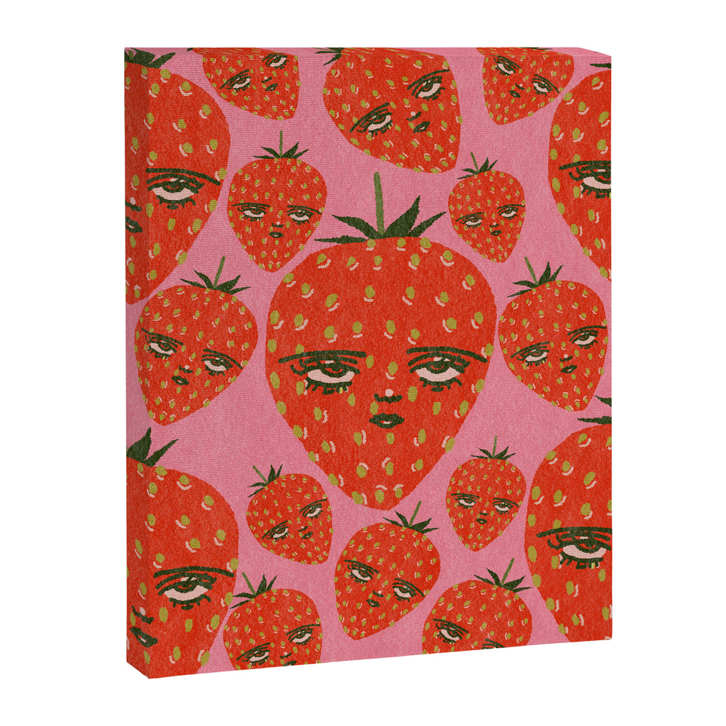 Unimpressed Strawberry Canvas Print Gallery Image 8