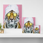 Tiger in a Towel Canvas Print Gallery Image 3