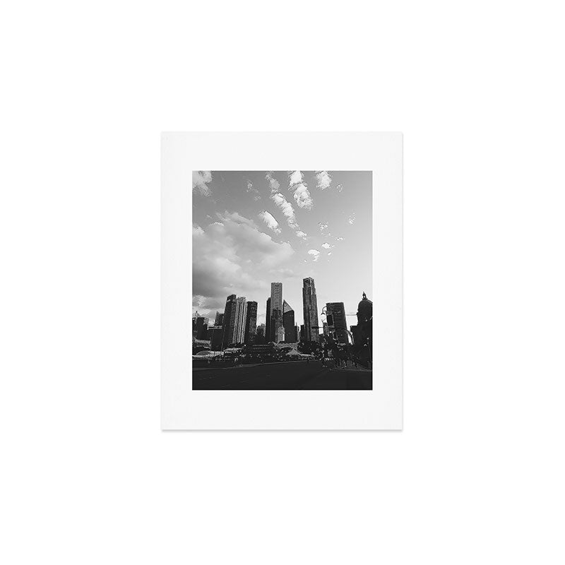LION CITY || black and white architecture photography || SINGAPORE Art Print Gallery Image 1