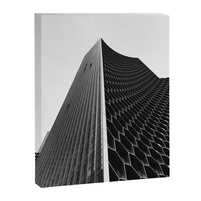 PINNACLE || black and white architecture photography || SINGAPORE Canvas Print Gallery Image 1