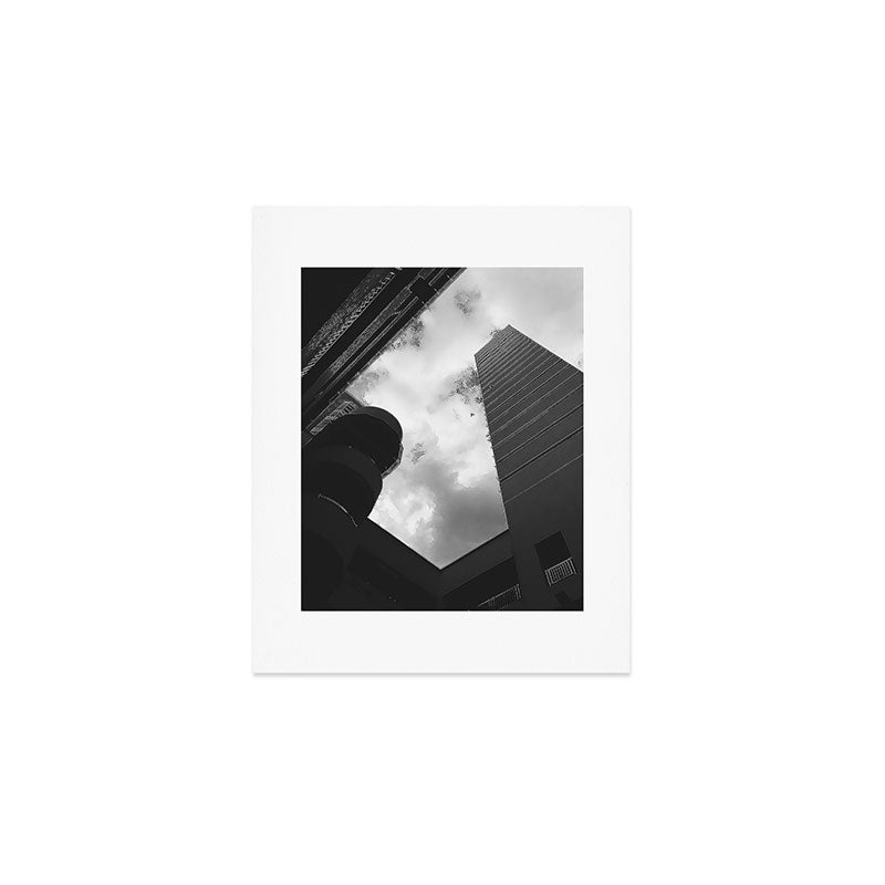 SOARING HEIGHTS || black and white architecture photography || SINGAPORE Art Print Gallery Image 1