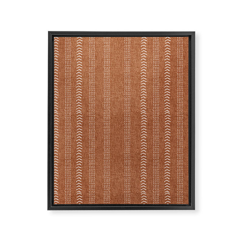 Arrows in Rust Neutral Framed Canvas Print Gallery Image 6