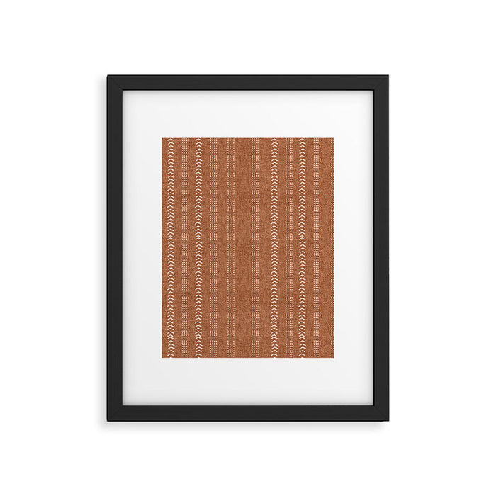 Arrows in Rust Neutral Framed Art Print Gallery Image 1