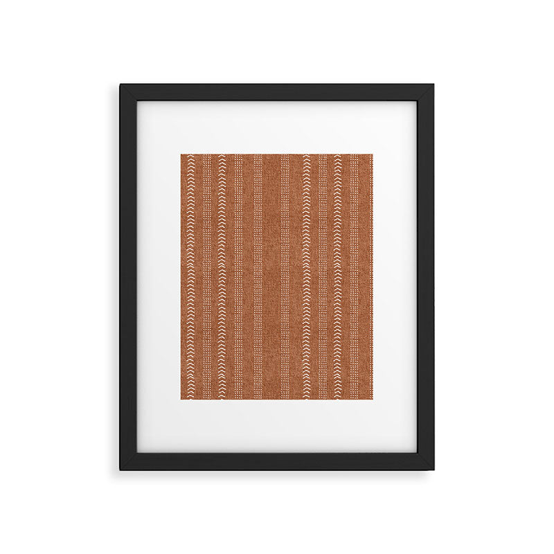 Arrows in Rust Neutral Framed Art Print Gallery Image 5