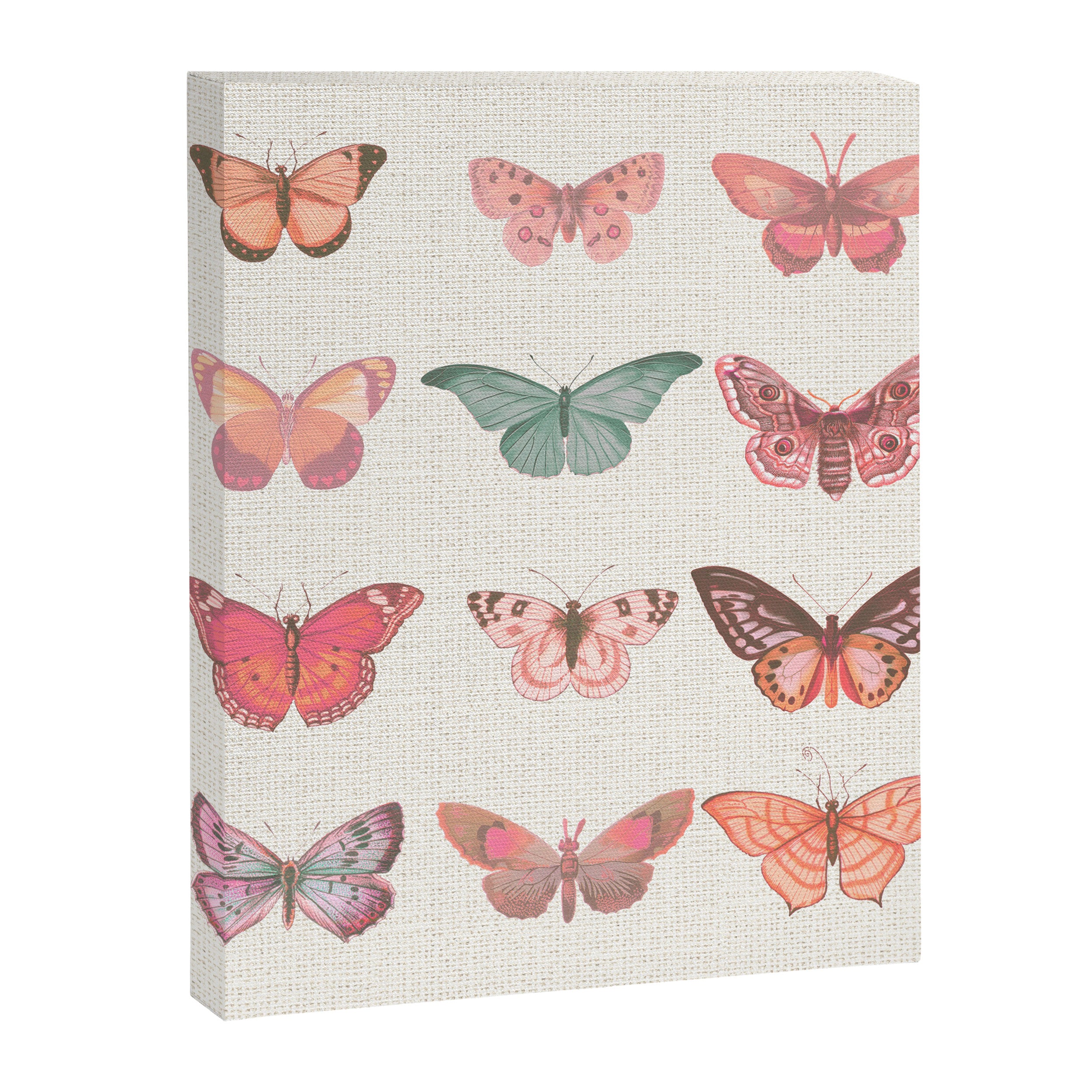Butterflies in Pink Tones Canvas Print Gallery Image 8