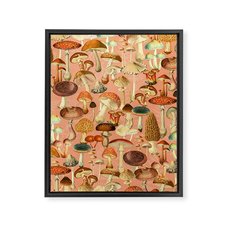 Mushroom Forest Framed Canvas Print Gallery Image 8