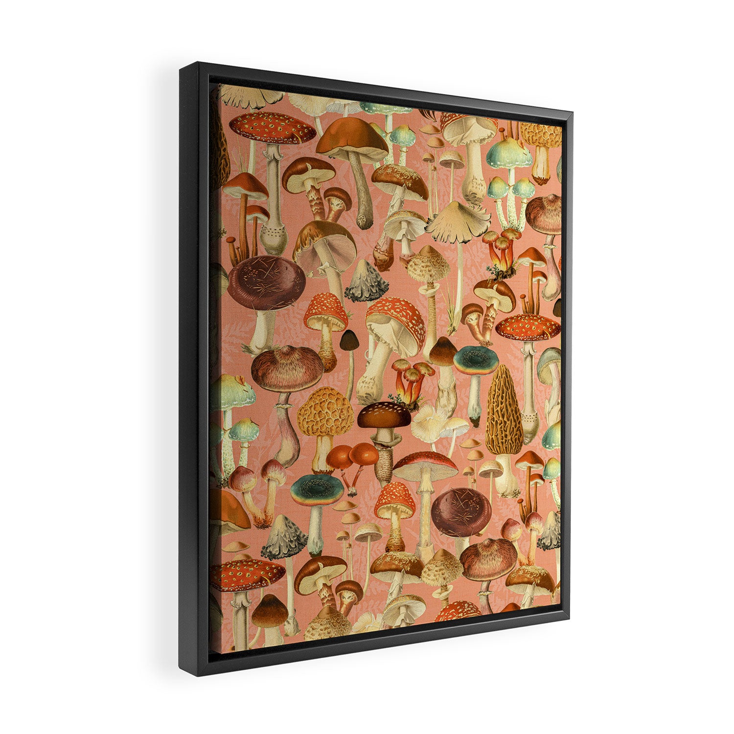 Mushroom Forest Framed Canvas Print Gallery Image 2